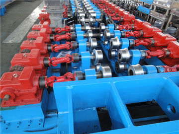 Cr12 C Purlin Roll Forming Machine , Corrugated Iron Sheet Making Machine 550mm Coil Width