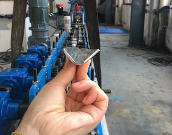 High Speed Angle Roll Forming Machine With Notching And Convey