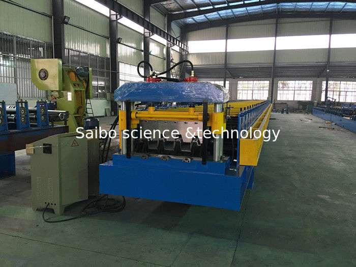 30 Stations Gi Sheet Metal Roll Forming Machines With 10T Hydraulic Decoiler