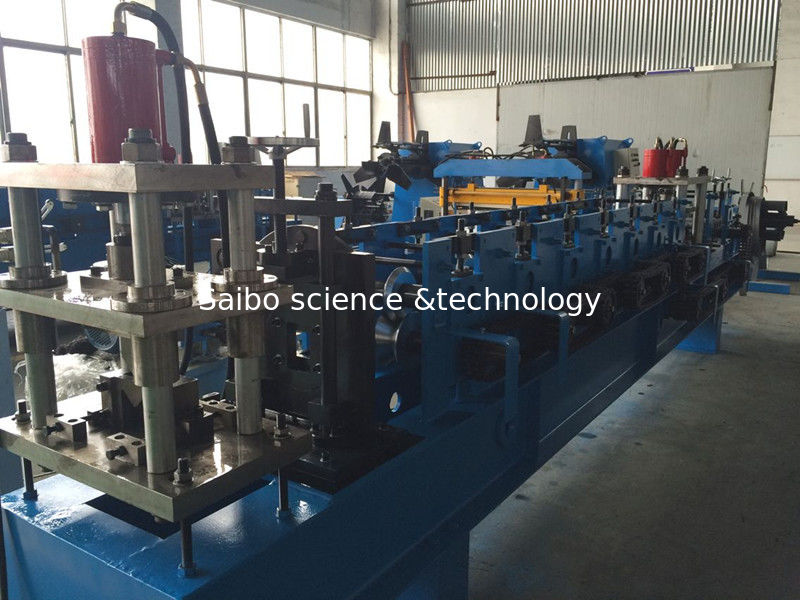 7.5kw Flatten System Rack Roll Forming Machine 14 Stations + One Stations Of Rectify