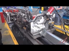 Hydraulic Double Head Ceiling Roll Froming Machine 0.8mm With Track Cutting